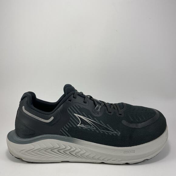 Altra Paradigm 7 Running Shoes Mens Size 9.5 Black Knit Athletic Running Comfort - Picture 1 of 10